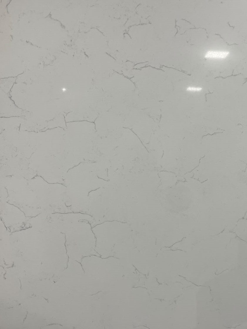 Carrara Plasma quartz slab, Mayur Marbles Chennai