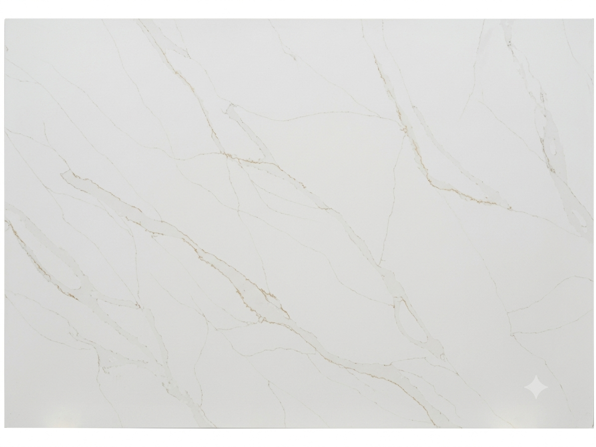 Ice Gold full quartz slab